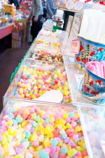 Traditional Candy Shop at Kawagoe Penny Candy Alley (Kashiya Yokocho)